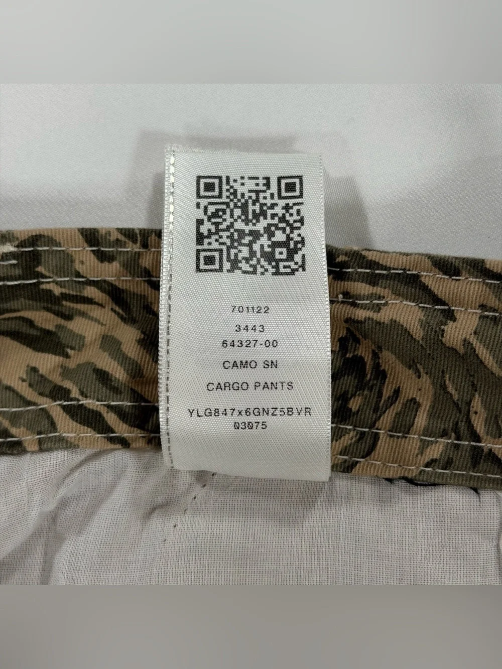 NWT True Religion Mens Size 34x32 Abstract Camo SN Cargo Pants Swirl Green $129